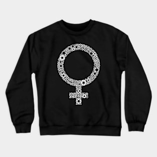 Bicycle Chainring Woman Crewneck Sweatshirt